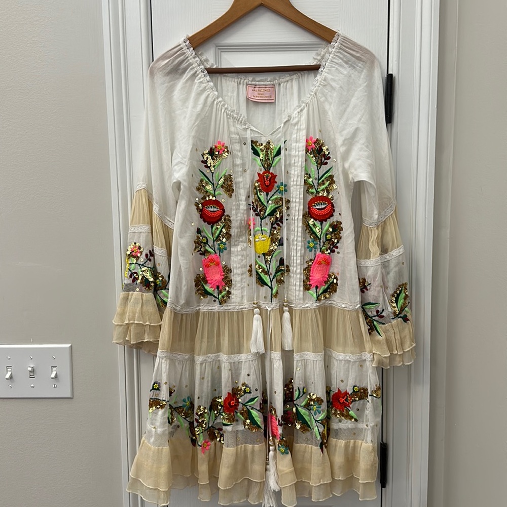 Las Noches Ibiza by Eric and Jack Cecilia Tutti Fruiti Mini Dress